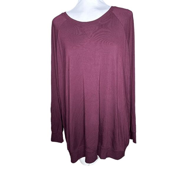 Torrid super soft knits maroon long sleeve 2 2x - Picture 2 of 4